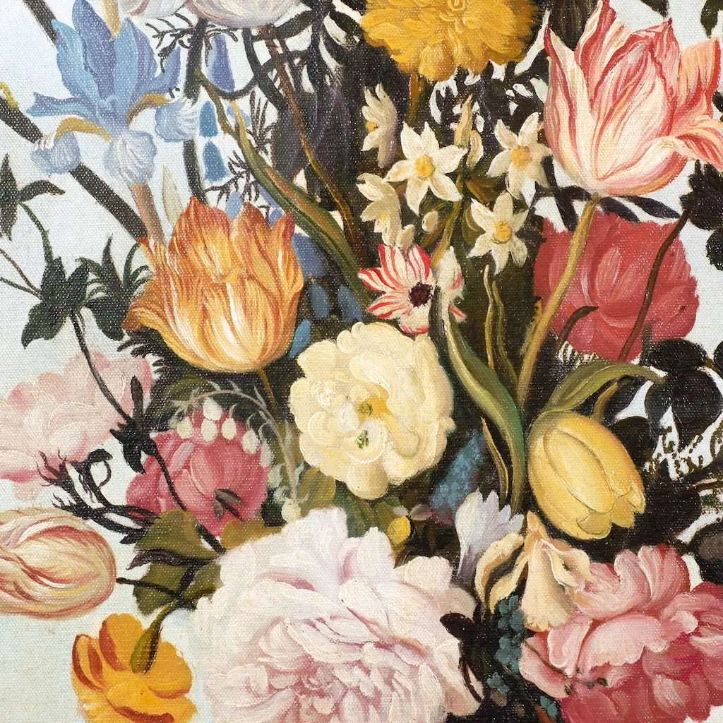 Vase of Flowers in a Window Niche - Image 2