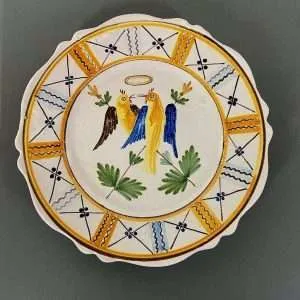 18th Century French revolutionary era plate from Nevers