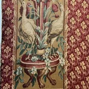 Antique French wall hanging textiles
