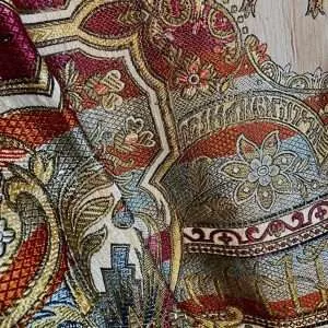 Textile wall hanging with Islamic calligraphy