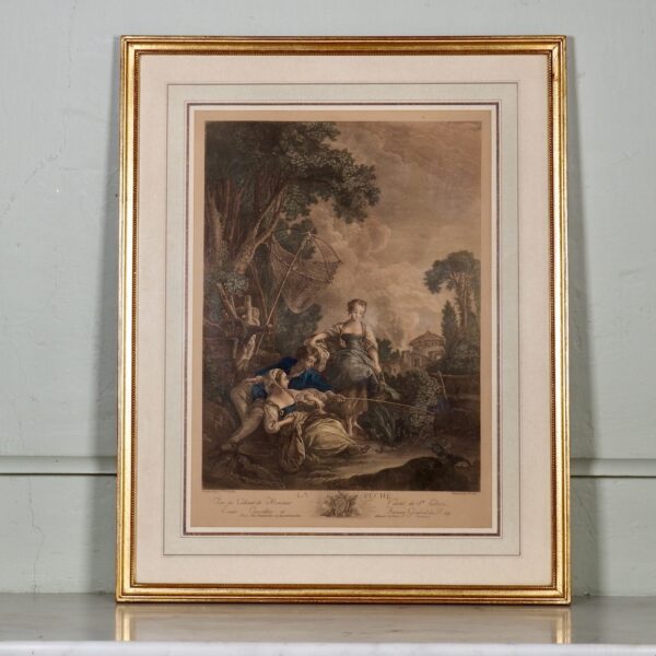 "Pair of hand-colored 18th century French engravings" - Image 2