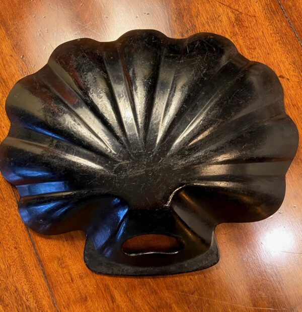 "Pair of papier-mâché trays with mother-of-pearl inlay" - Image 4