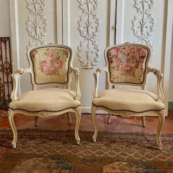 Pair Of French Louis XV Style Chairs - Image 10