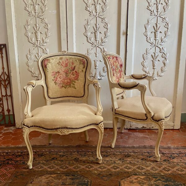 Pair Of French Louis XV Style Chairs