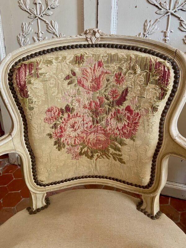 Pair Of French Louis XV Style Chairs - Image 8