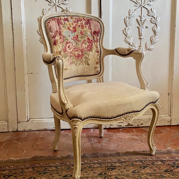 Pair Of French Louis XV Style Chairs - Image 3