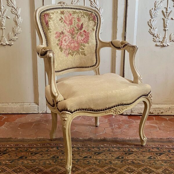 Pair Of French Louis XV Style Chairs - Image 2
