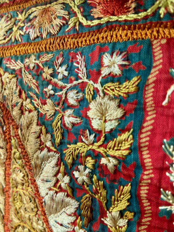 Antique Embroidered Palampore - Image 10