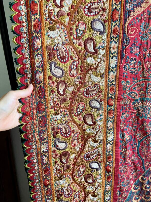 Antique Embroidered Palampore - Image 4