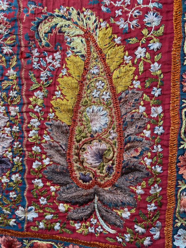 Antique Embroidered Palampore - Image 9