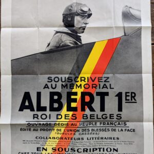A Belgian Propaganda poster dedicated to the French Great War veterans'